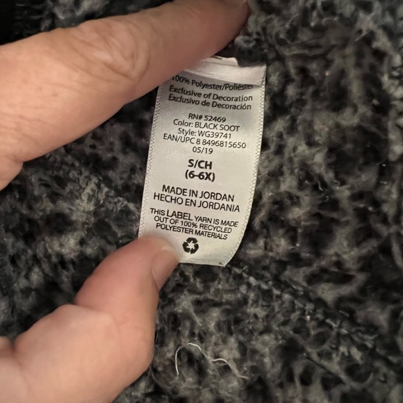 Girls Sherpa Pullover - Picture 2 of 4